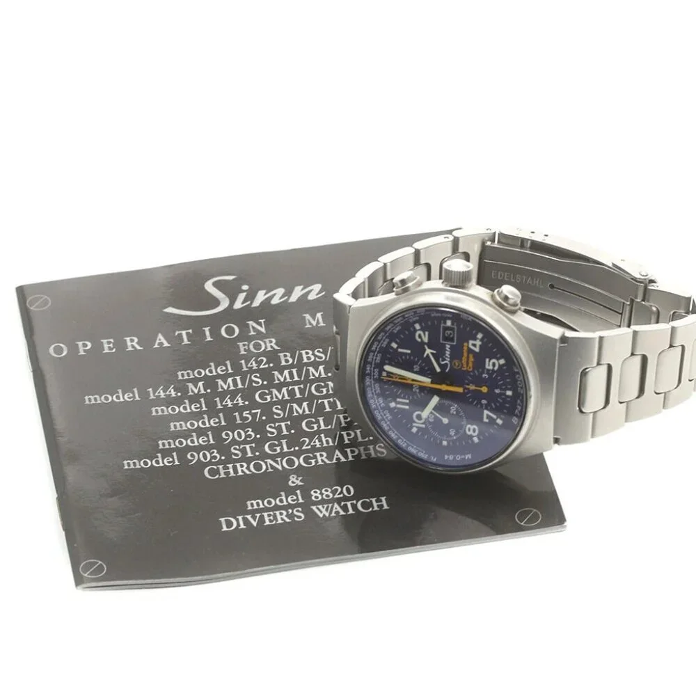 Sinn CARGO 144-747 Chronograph Date blue Dial Automatic Men's Watch_876134